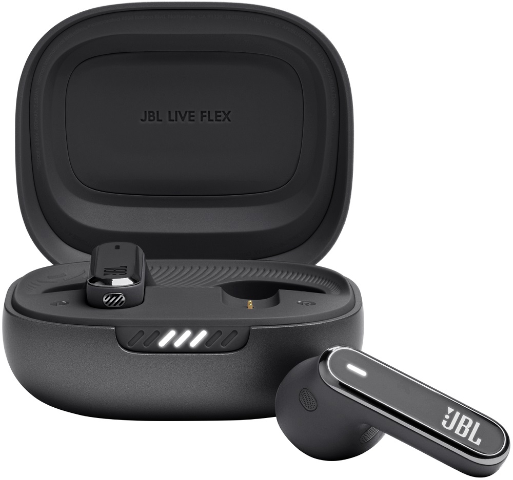 Fone de Ouvido JBL Live Flex Bluetooth ANC - Black